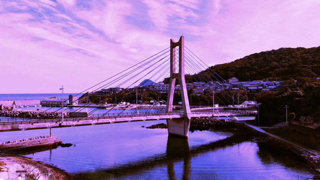 京丹後市丹後町間人　間人港大橋　画像